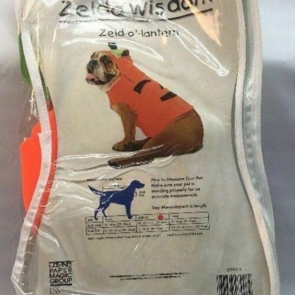 Dog Costume Pumpkin Zelda Wisdom Zeld-O'-LATERN medium - Picture 2 of 2